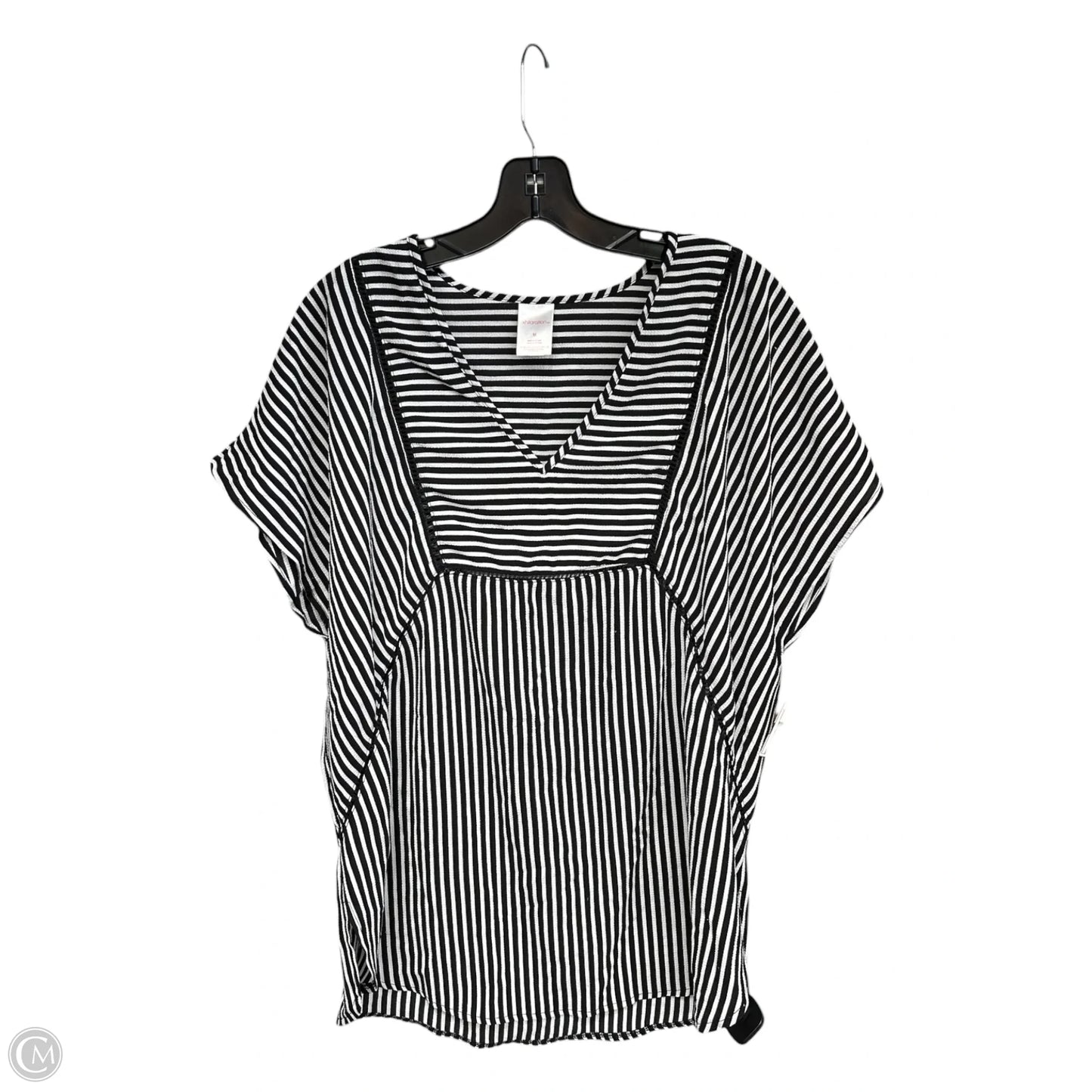 Swimwear Cover-up By Xhilaration In Striped Pattern, Size: M