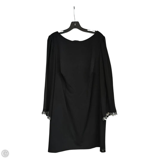 Dress Party Midi By Connected Apparel In Black & Silver, Size: 18