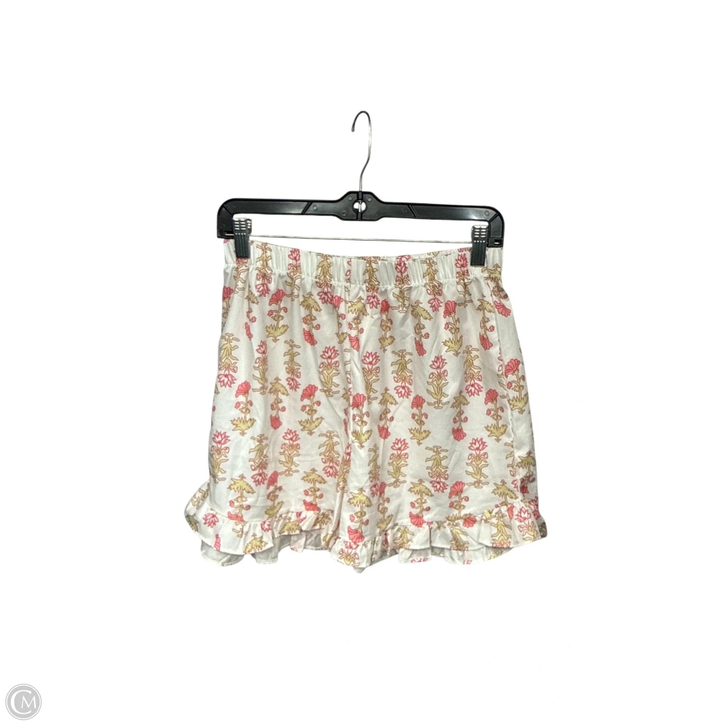 Shorts By Clothes Mentor In Pink & White, Size: M
