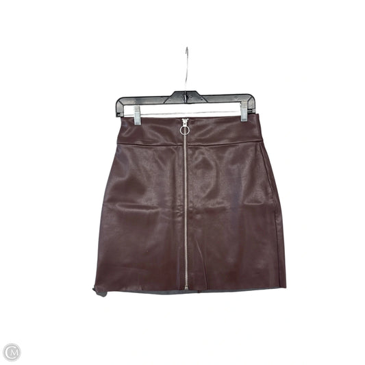 Skirt Midi By Ezra In Brown, Size: 4
