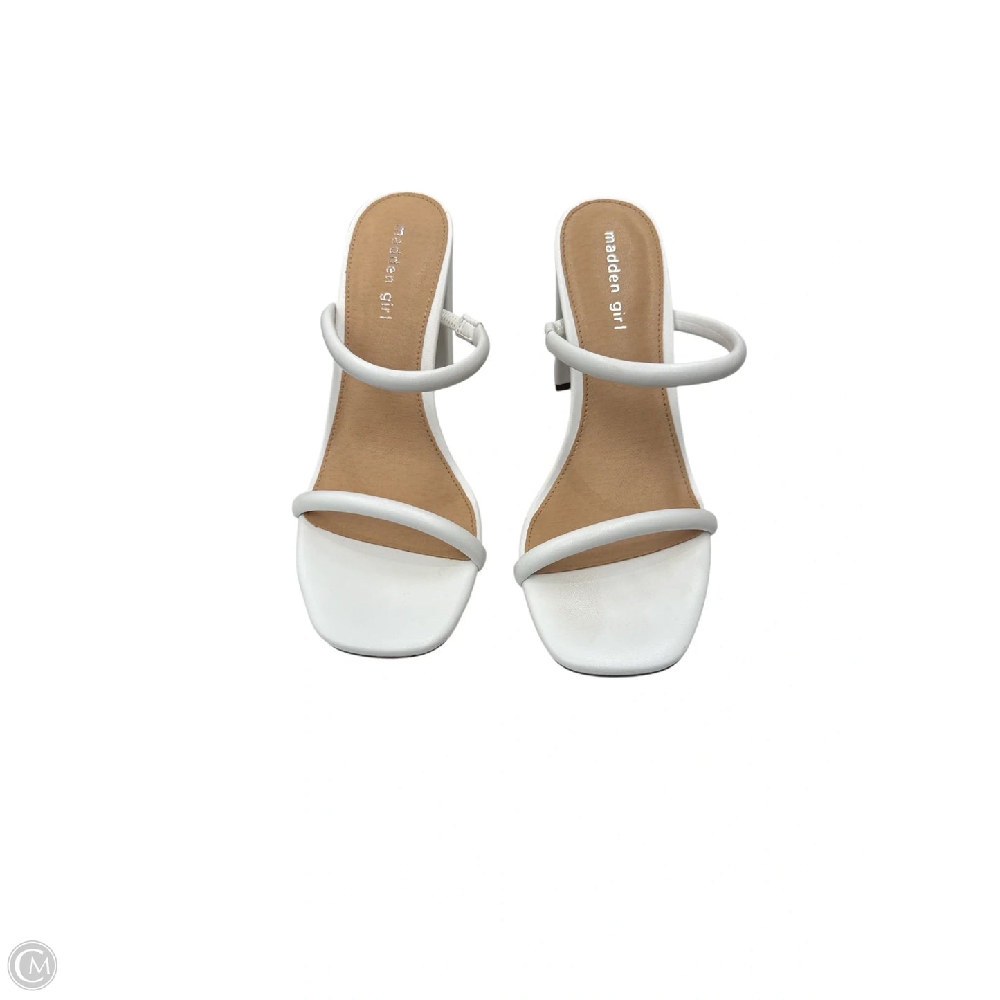 Shoes Heels Wedge By Madden Girl In White, Size: 10