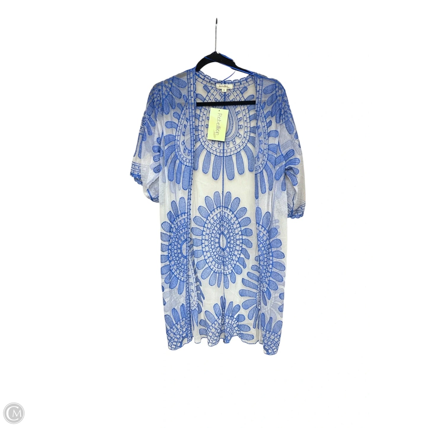 Shawl By Rebellion In Blue, Size: S