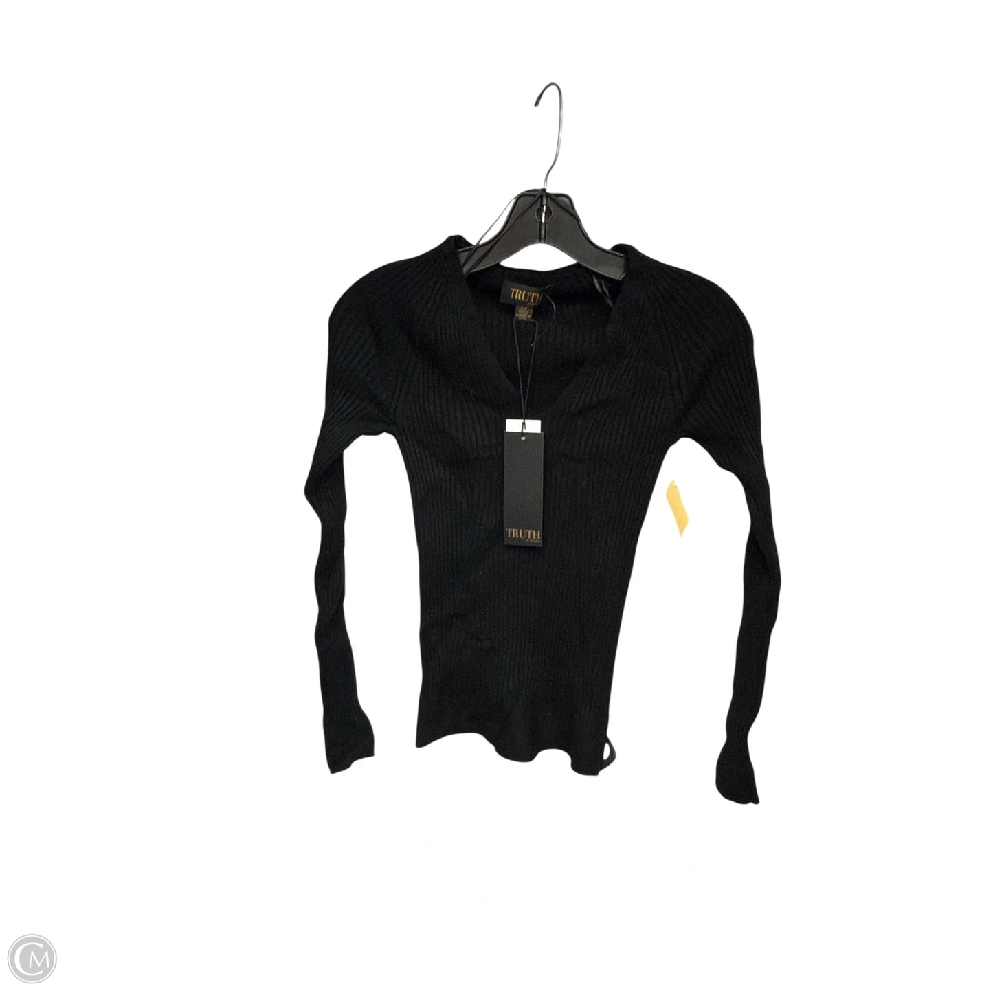 Top Long Sleeve By Truth In Black, Size: S