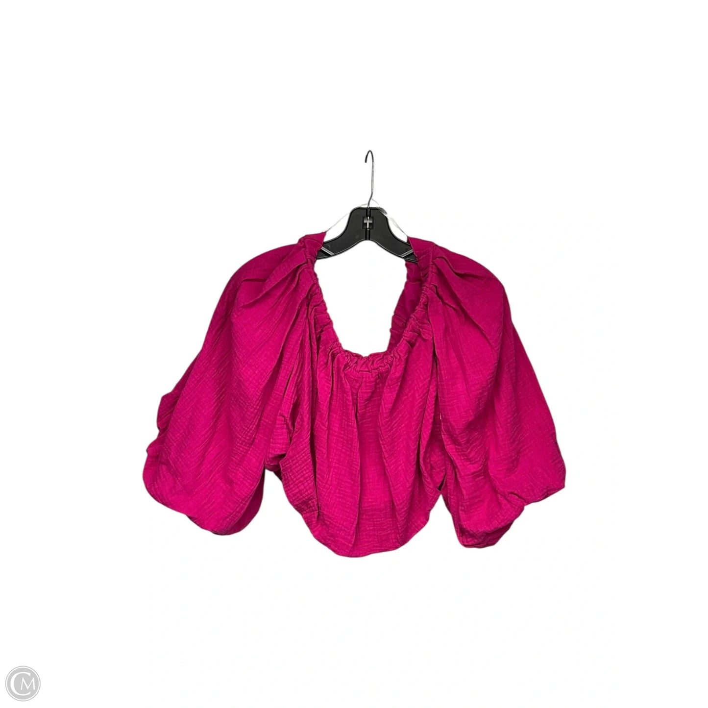 Top Long Sleeve By Future Collective In Pink, Size: M