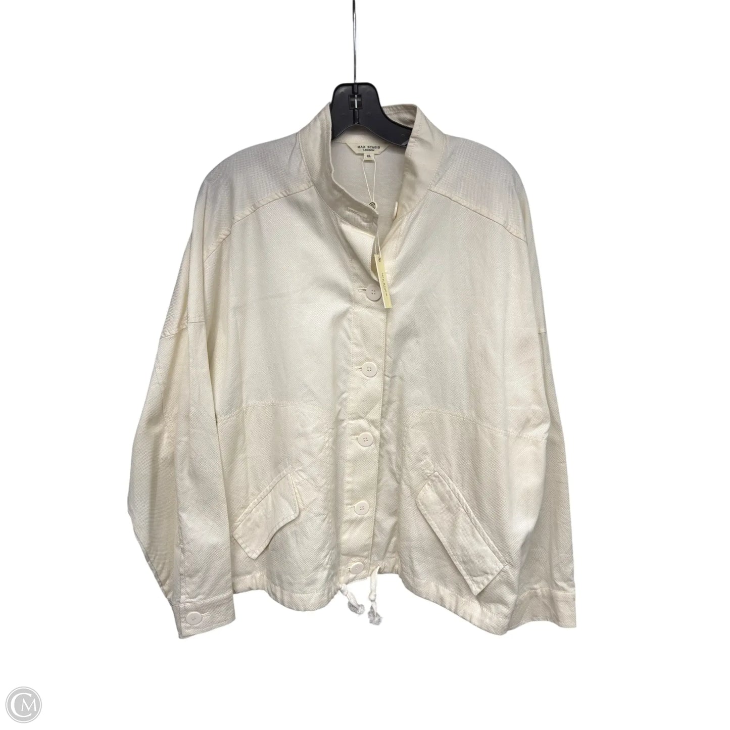 Jacket Other By Max Studio In Cream, Size: Xl