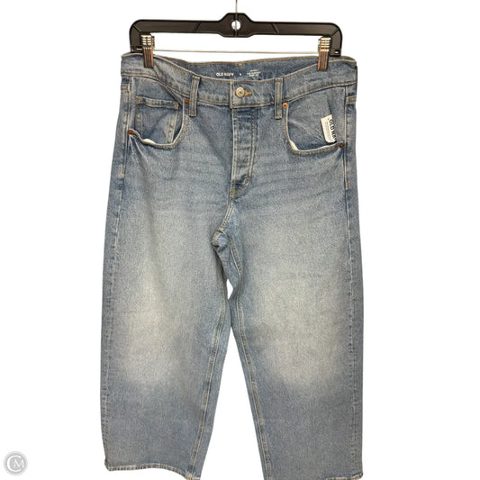Jeans Wide Leg By Old Navy In Blue Denim, Size: 4