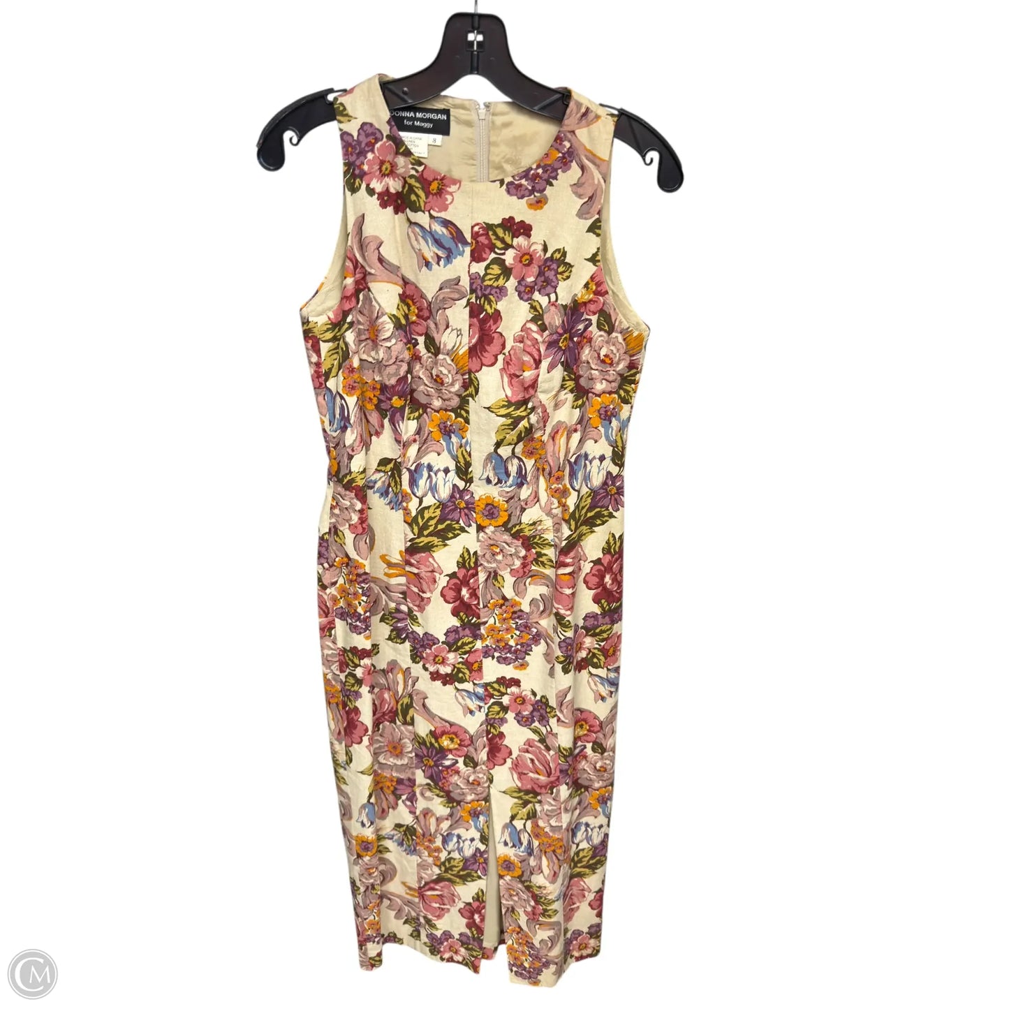 Dress Party Long By Donna Morgan In Floral Print, Size: 8