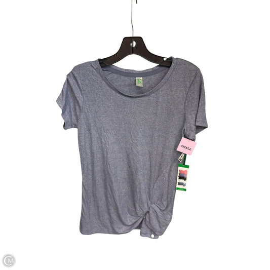 Top Short Sleeve By Green Tea In Blue, Size: S
