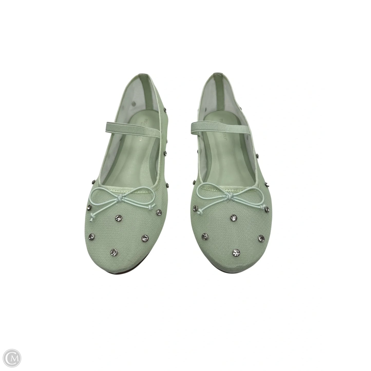 Shoes Flats By Clothes Mentor In Green, Size: 9