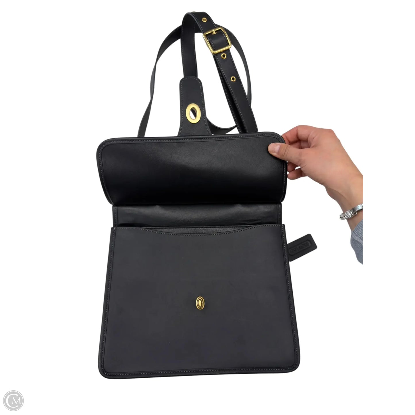 Crossbody Designer By Coach, Size: Medium