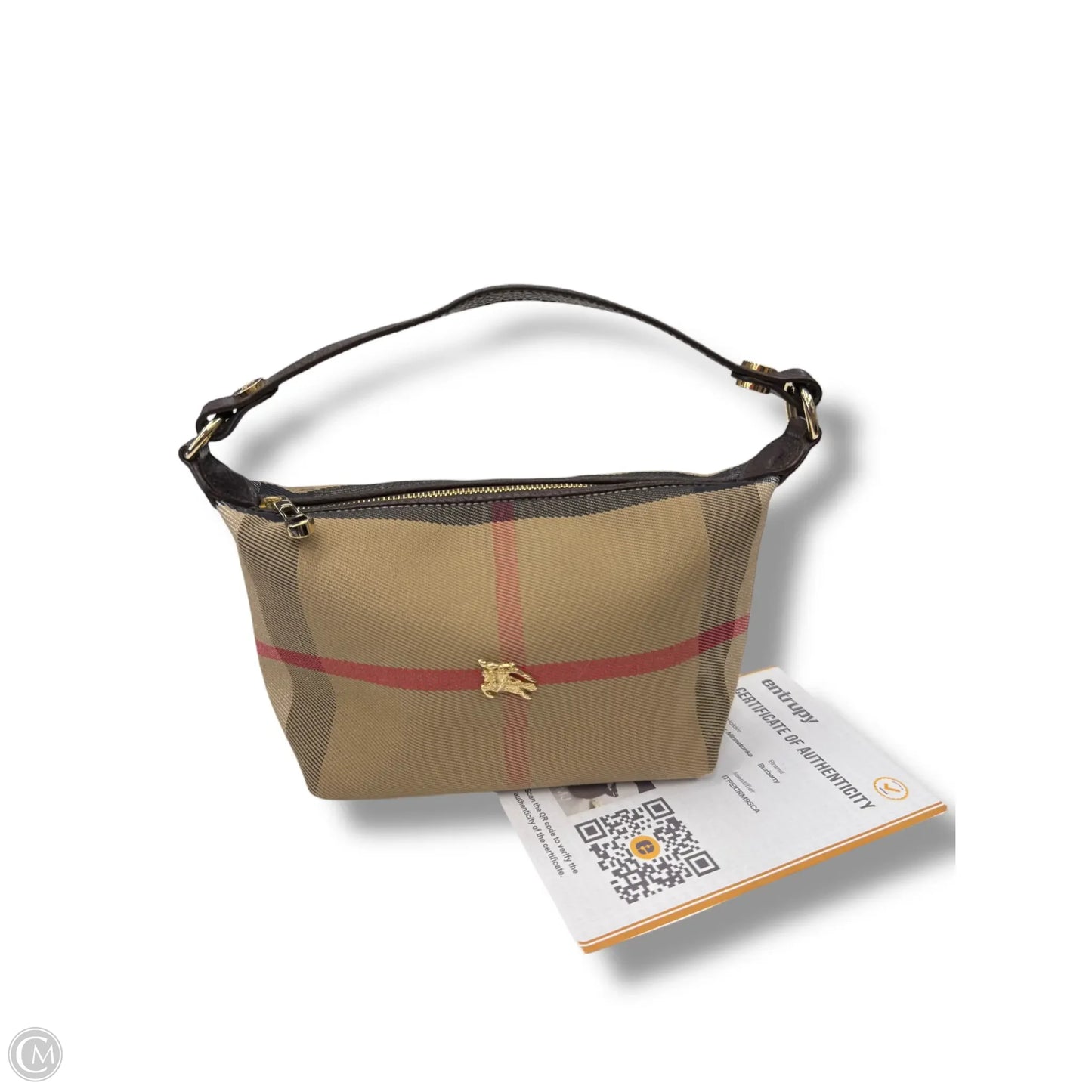 Clutch Luxury Designer By Burberry, Size: Small