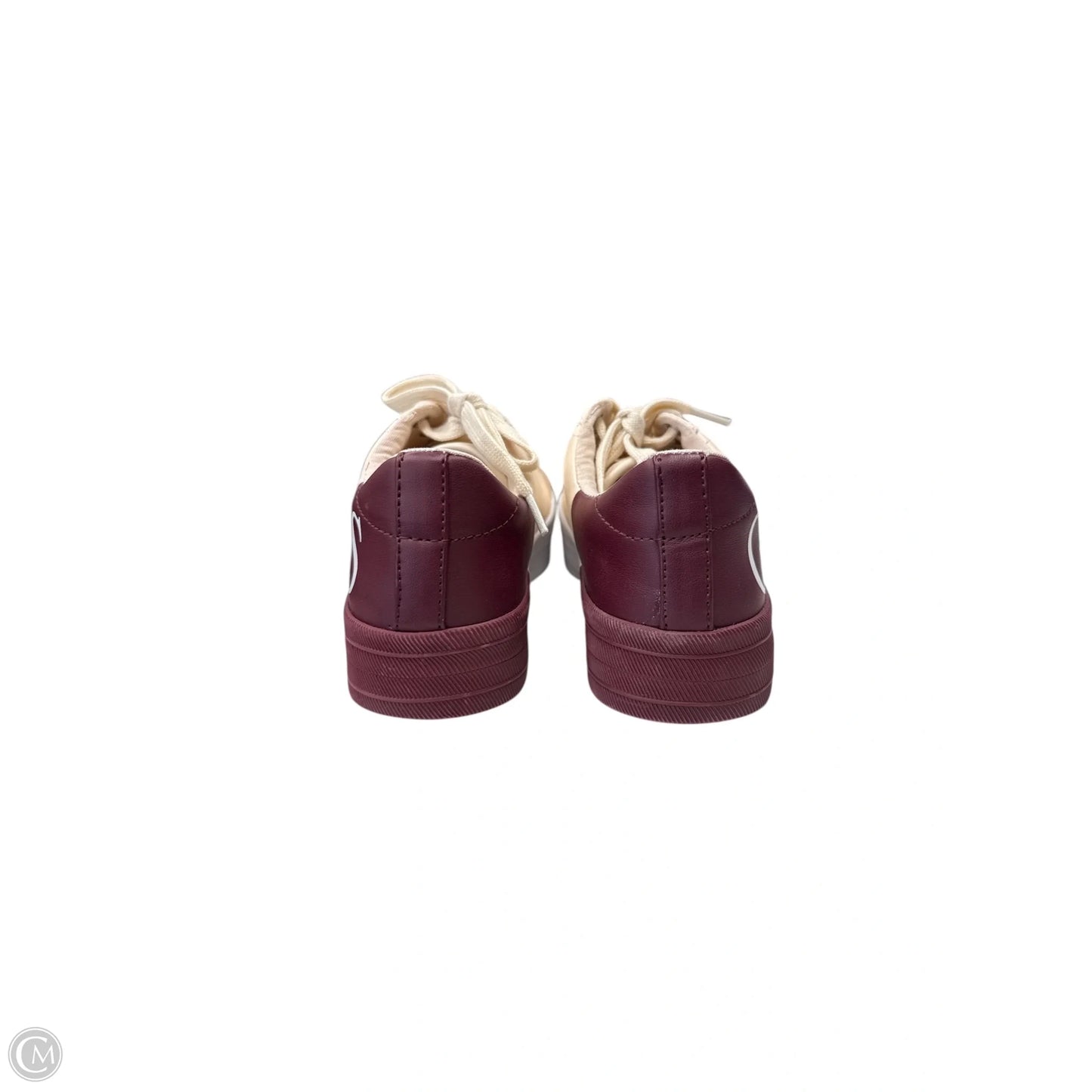 Shoes Sneakers By Guess In Cream & Red, Size: 7