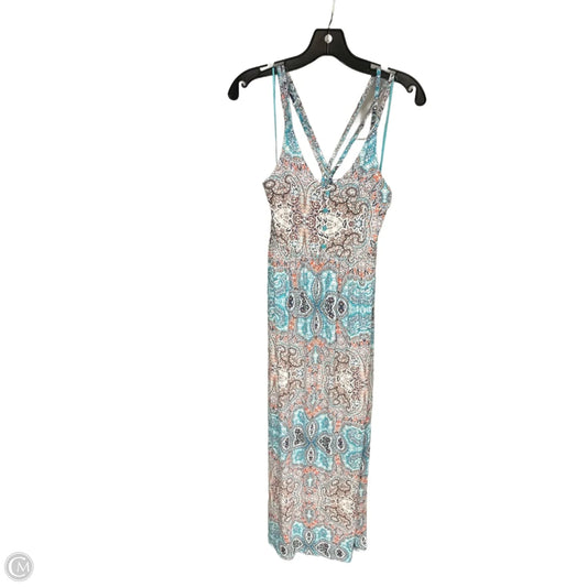 Dress Casual Maxi By Artisan Ny In Blue & Orange, Size: M