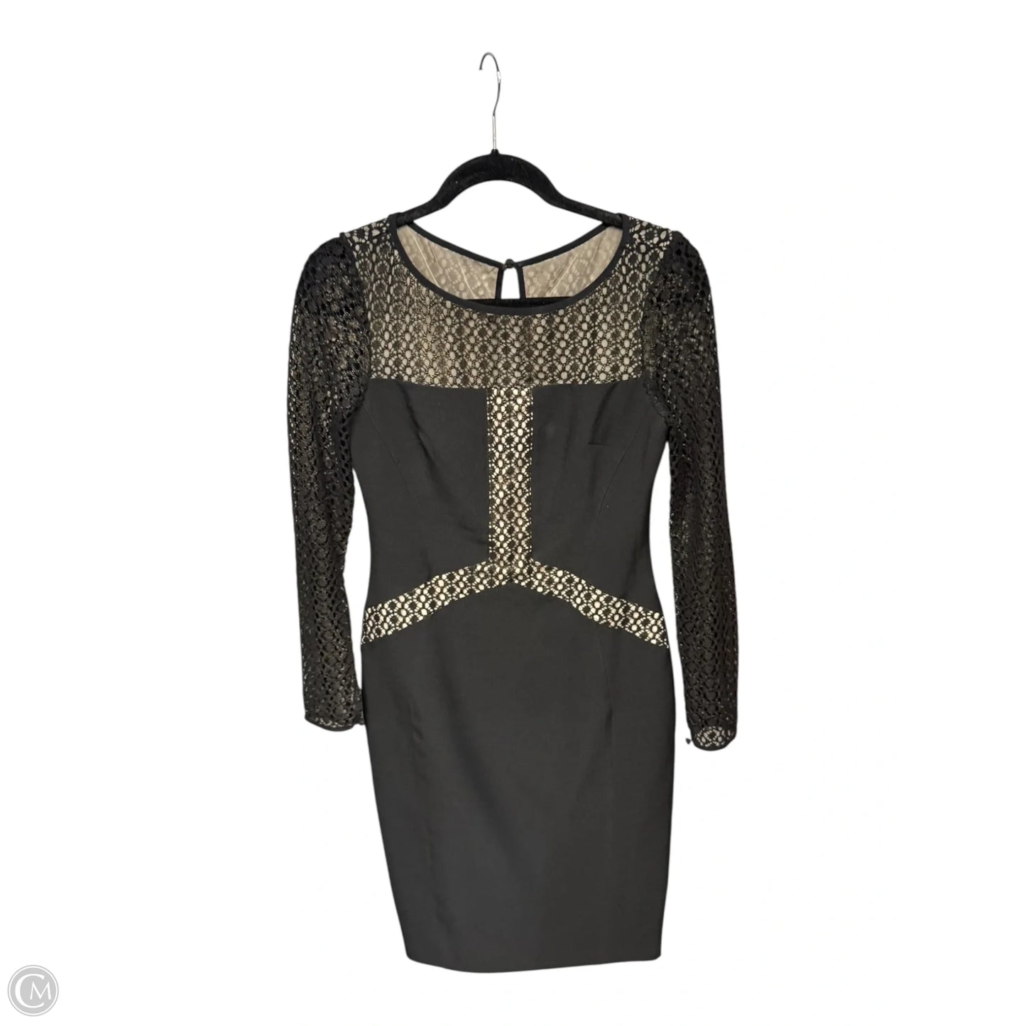 Dress Party Midi By Maggy London In Black, Size: 6