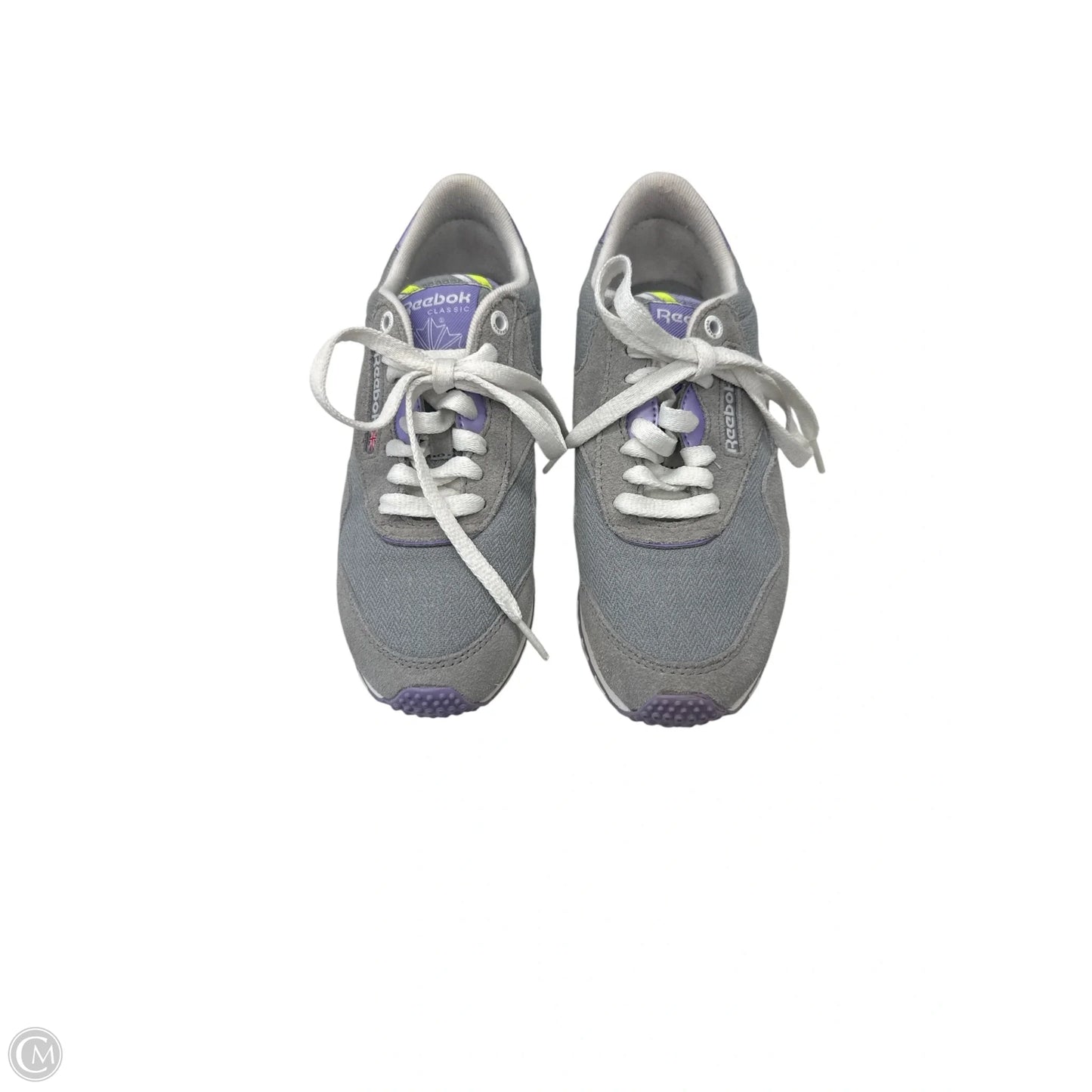 Shoes Athletic By Reebok In Grey & Purple, Size: 6