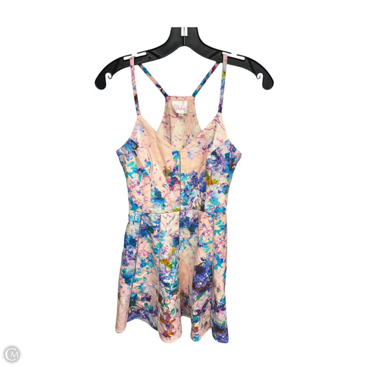 Dress Casual Short By Parker In Blue & Pink, Size: S