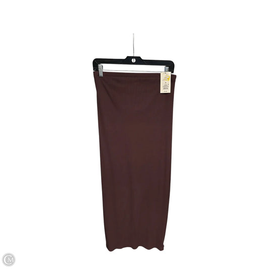 Dress Casual Maxi By A New Day In BROWN Size: M