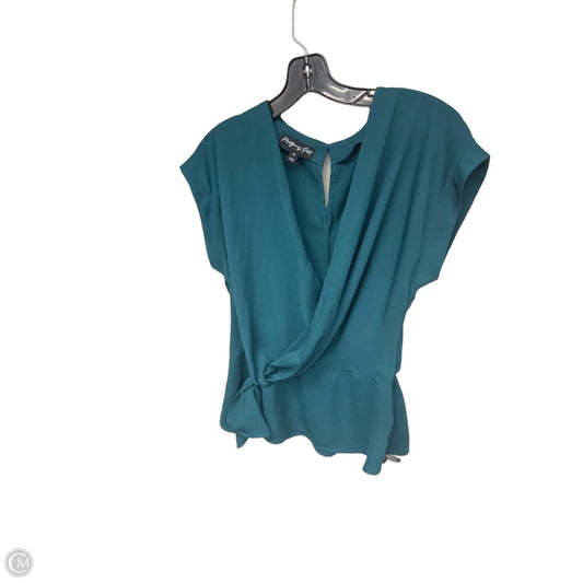 Top Short Sleeve By Clothes Mentor In Teal, Size: M
