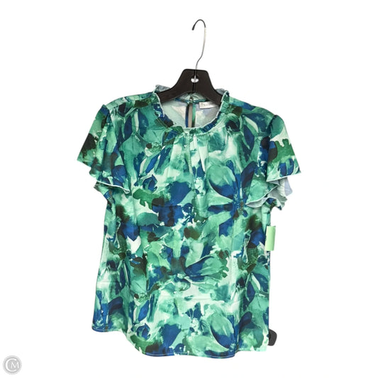 Top Short Sleeve By Clothes Mentor In Blue & Green, Size: S