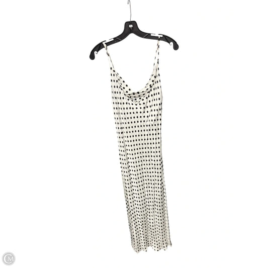 Dress Casual Maxi By Zara In Polkadot Pattern, Size: L