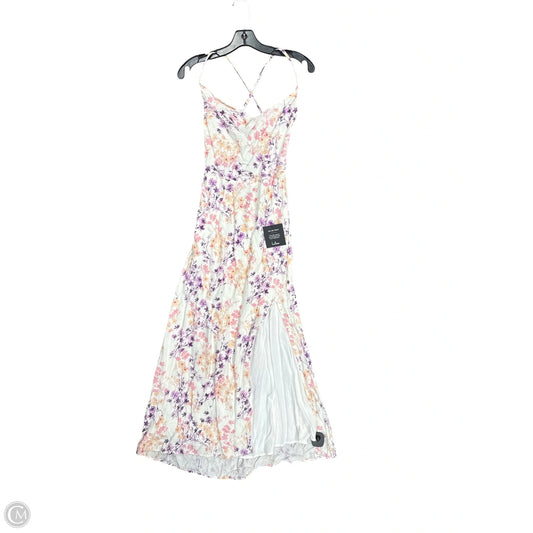 Dress Casual Maxi By Lulus In Purple & White, Size: L