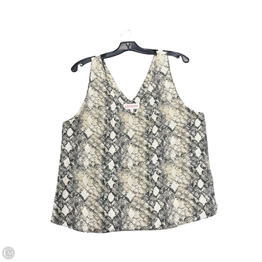Top Sleeveless By Clothes Mentor In Snakeskin Print, Size: L