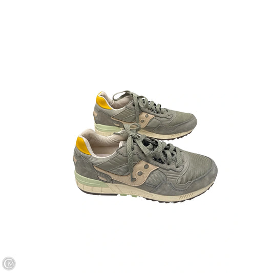 Shoes Athletic By Saucony In Green & Pink, Size: 7