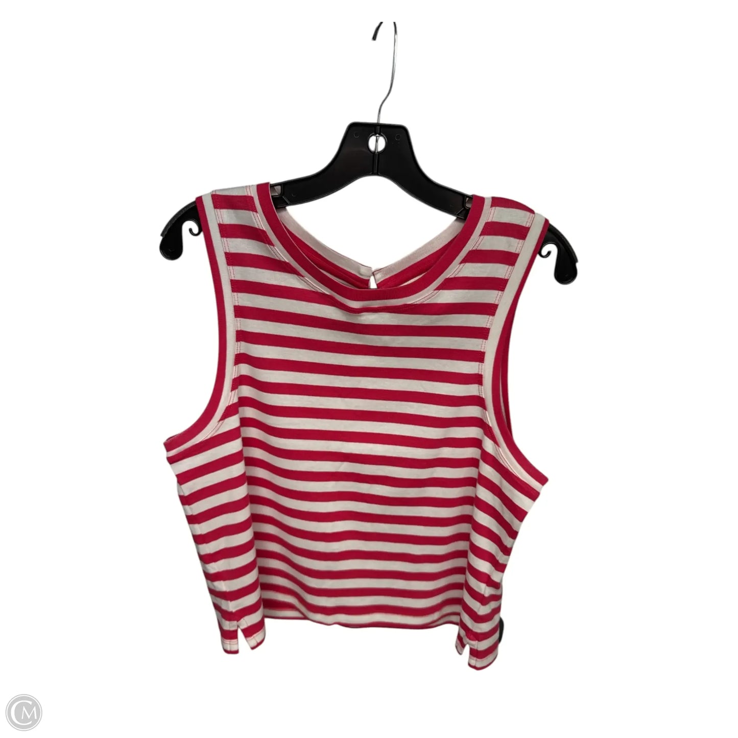 Tank Top By Maeve In Red & White, Size: L