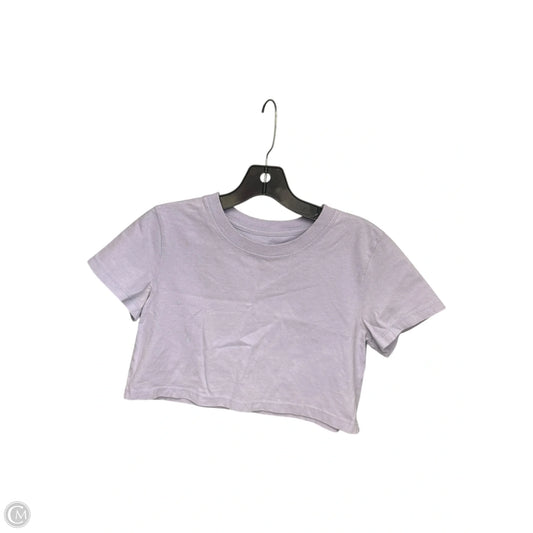 Top Short Sleeve Basic By Bdg In Purple, Size: Xs