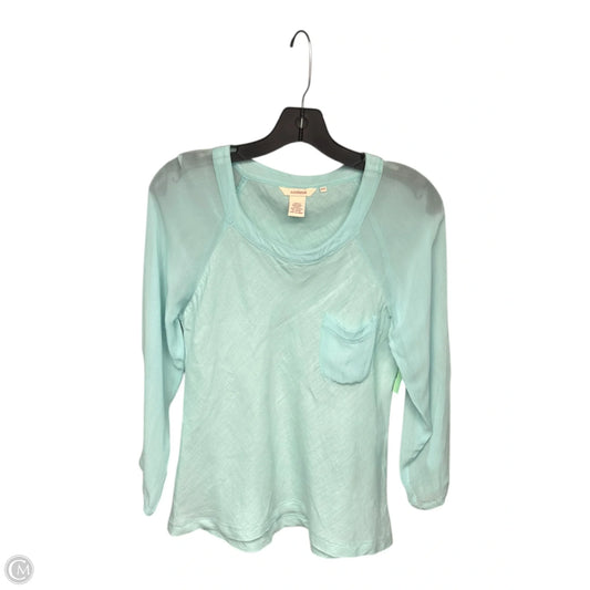 Top Long Sleeve By Sundance In Aqua, Size: S