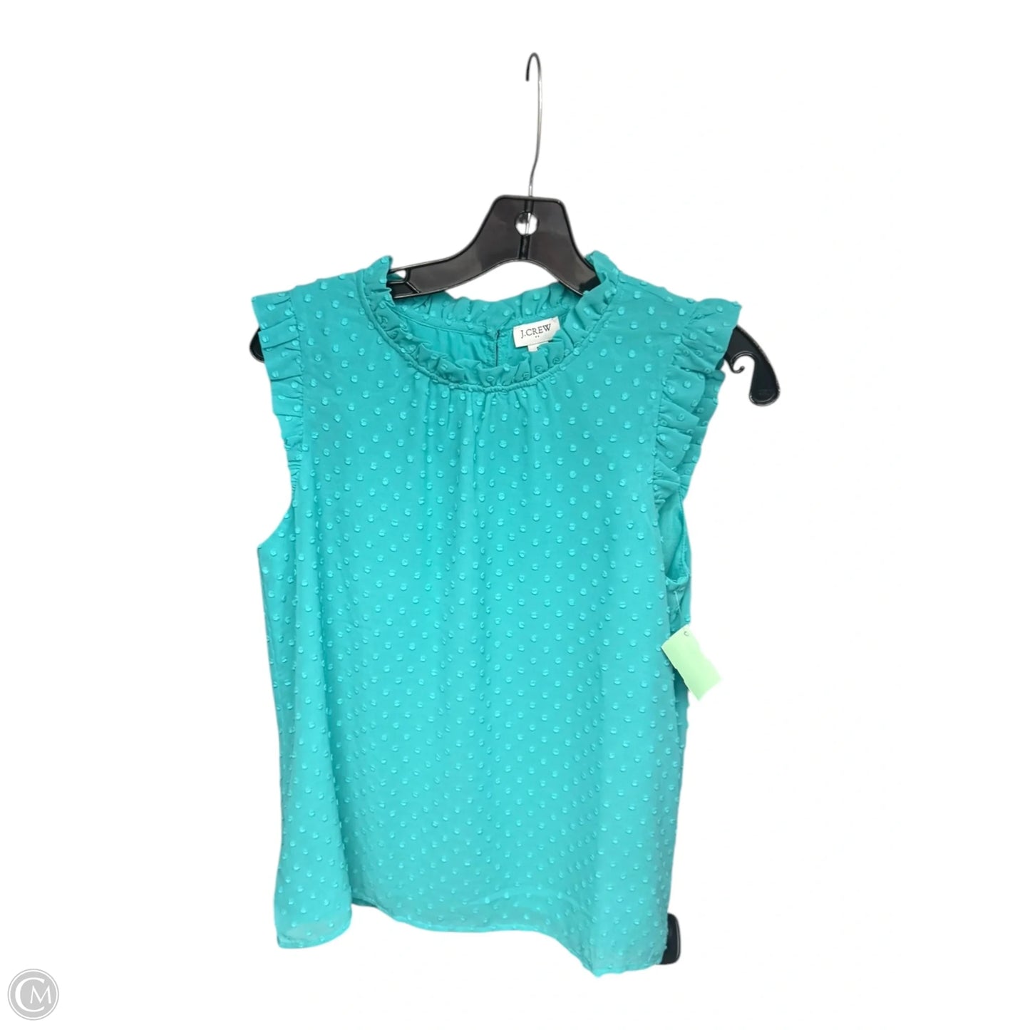 Top Sleeveless By J. Crew In Aqua, Size: S