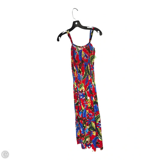 Dress Casual Maxi By Clothes Mentor In Blue & Red, Size: S