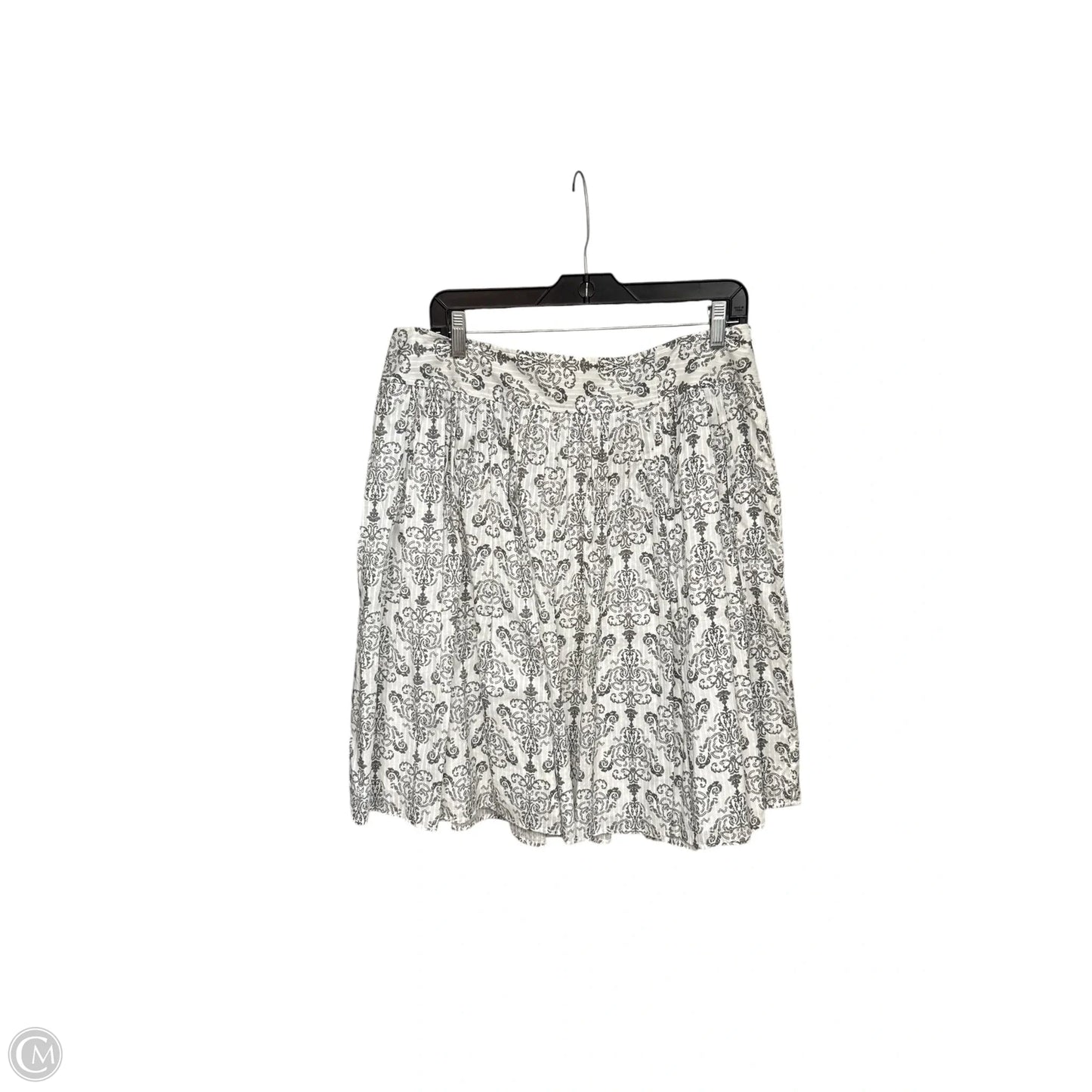 Skirt Maxi By Loft In Black & White, Size: 12