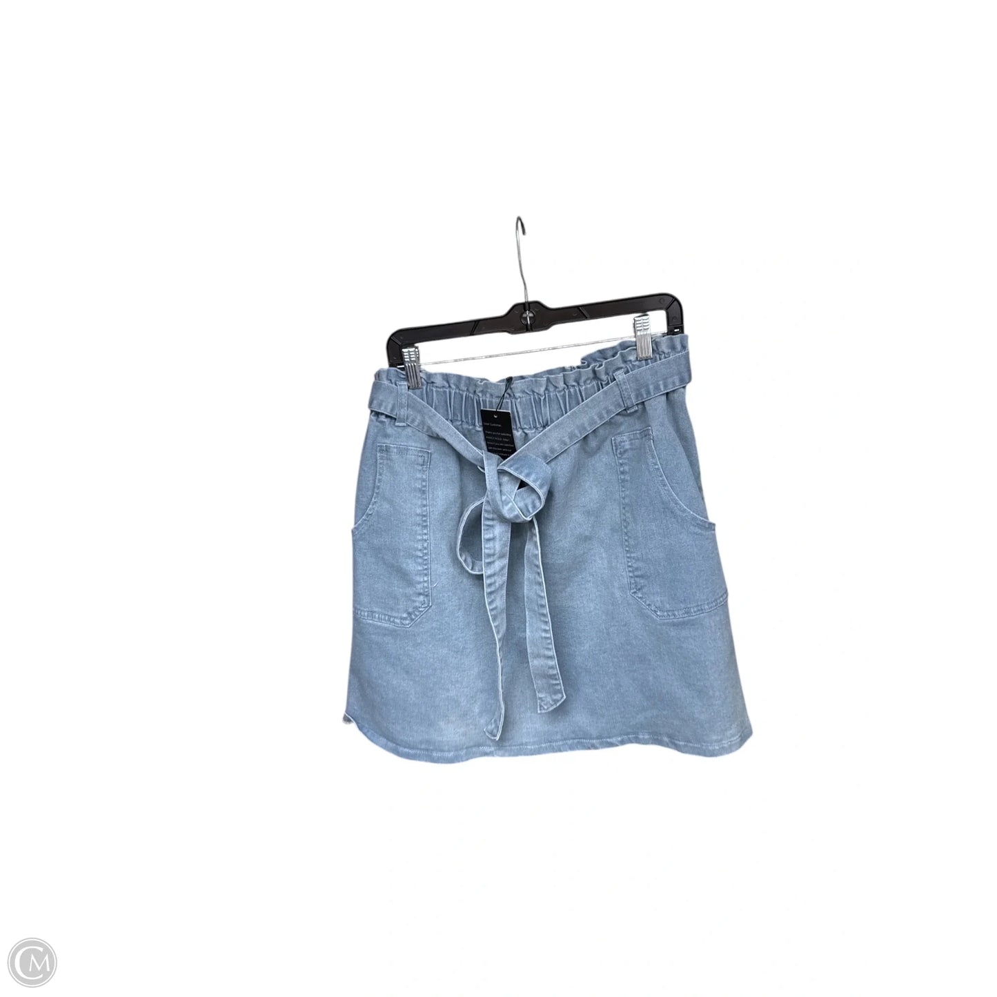 Skirt Midi By Clothes Mentor In Blue Denim, Size: 2x