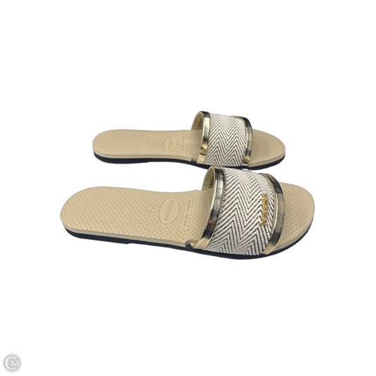 Sandals Flats By Havaianas In Cream, Size: 7/8W