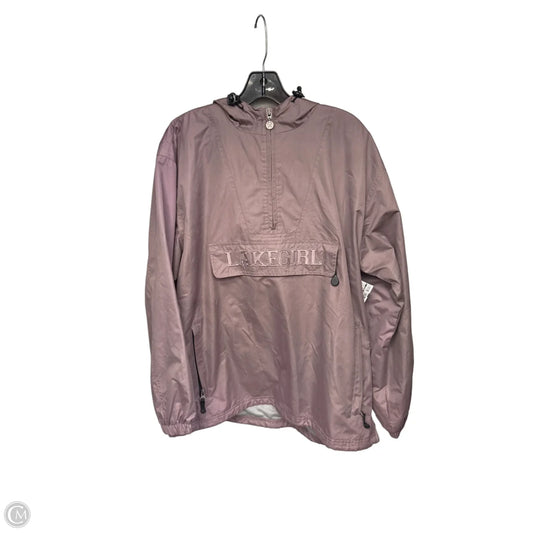 Jacket Windbreaker By Clothes Mentor In Purple, Size: M