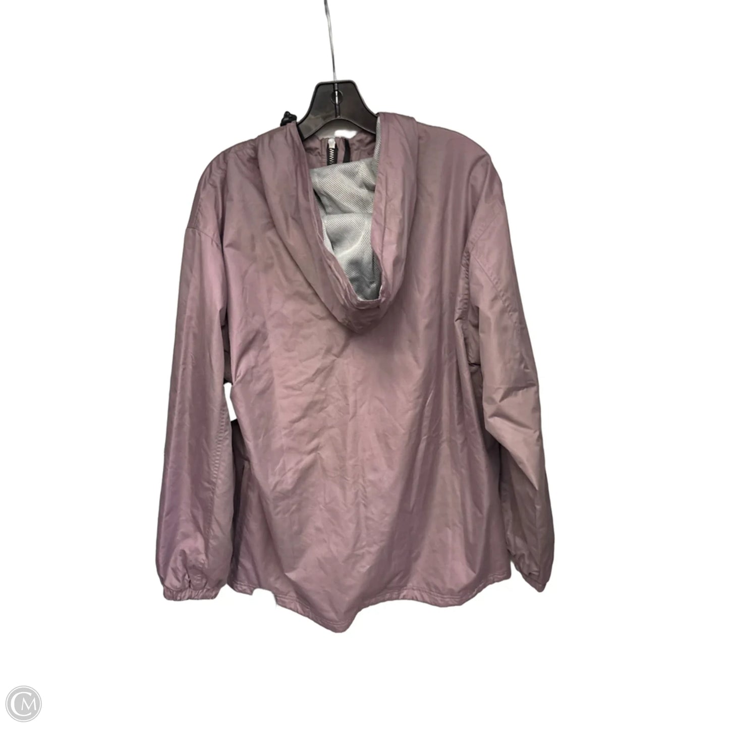 Jacket Windbreaker By Clothes Mentor In Purple, Size: M