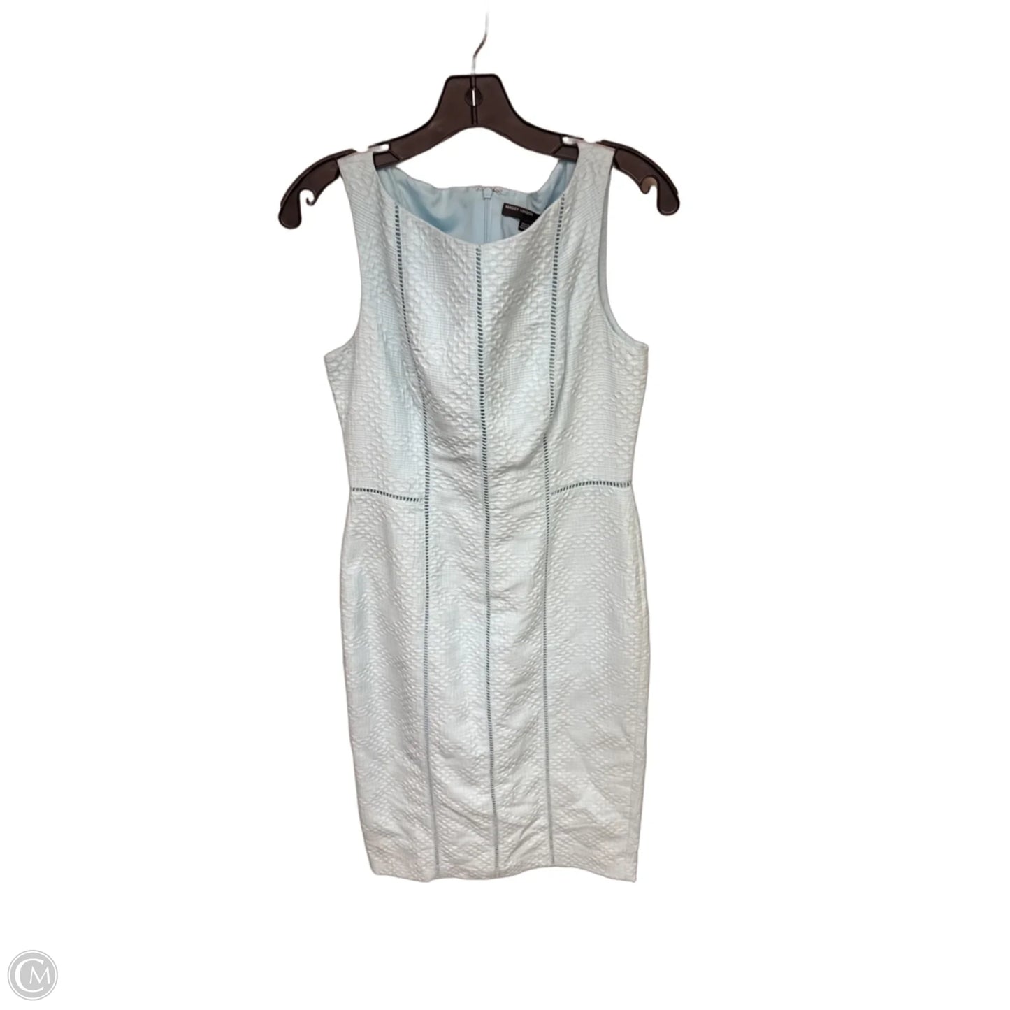 Dress Work By Maggy London In Aqua, Size: 4