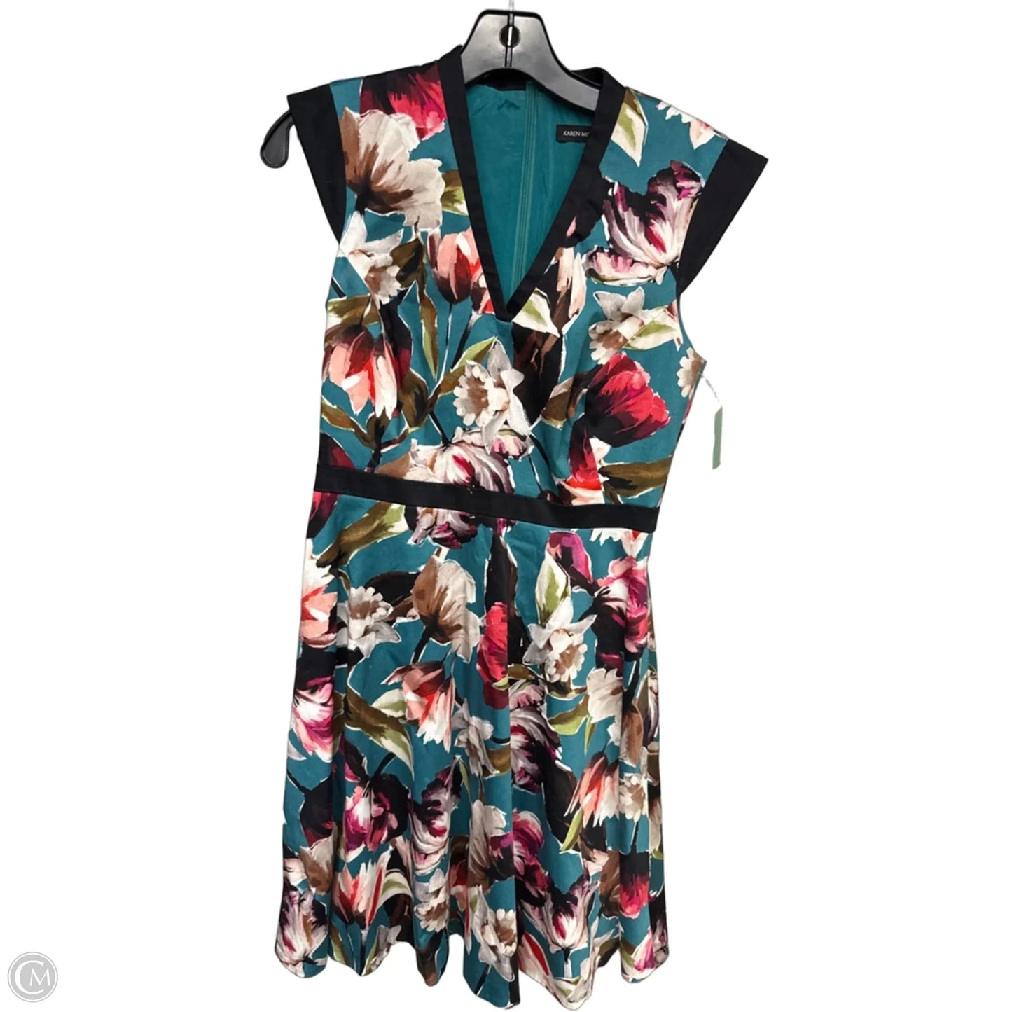 Dress Party Midi By Karen Millen In Floral Print, Size: 6