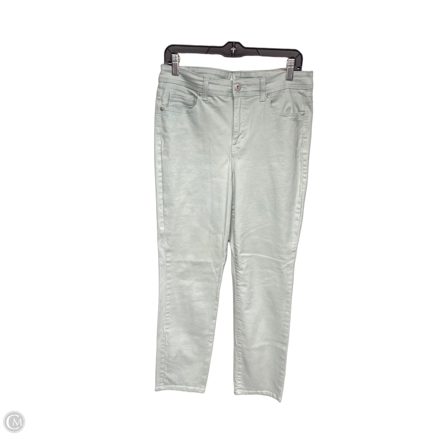 Jeans Straight By Style And Company In Aqua, Size: 10