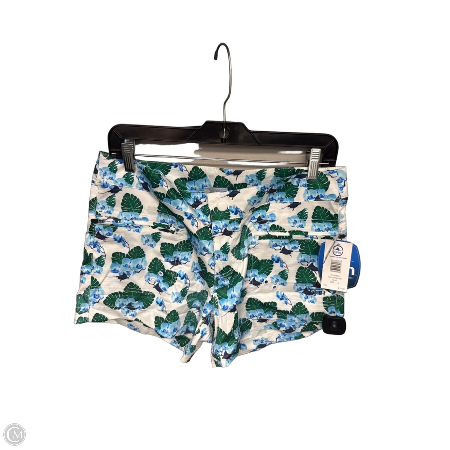 Swimsuit Bottom By Clothes Mentor In Blue & Green, Size: 6