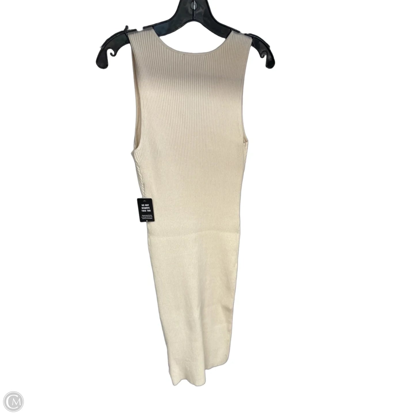Dress Casual Maxi By Express In Cream, Size: S