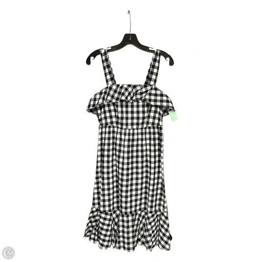 Dress Casual Maxi By J. Crew In Checkered Pattern, Size: 4