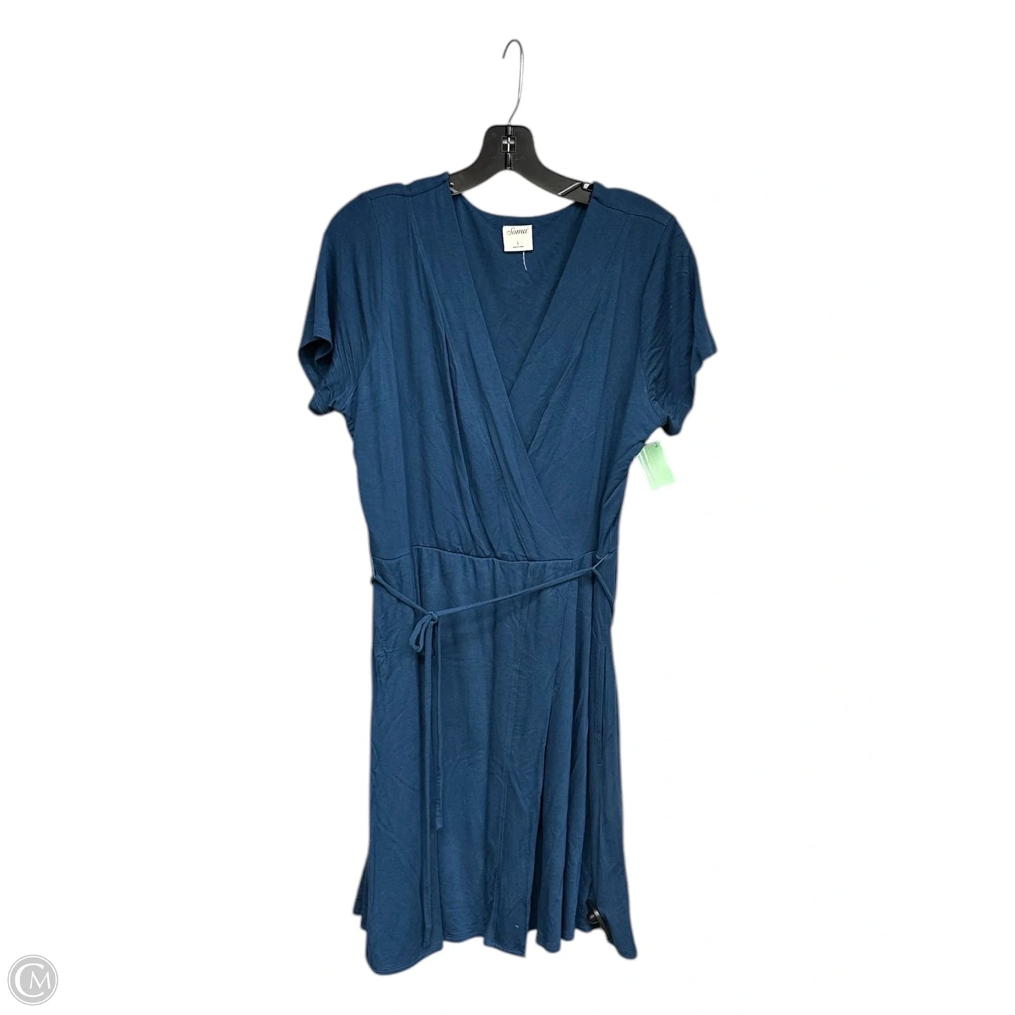 Dress Casual Midi By Soma In Blue, Size: L