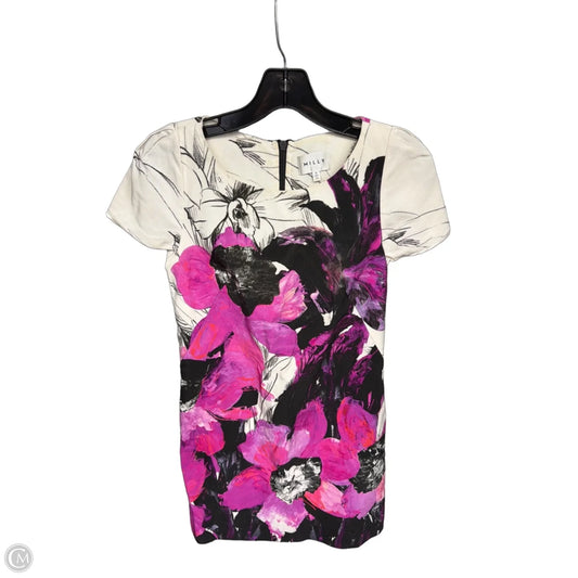 Dress Designer By Milly In Purple & White, Size: 4