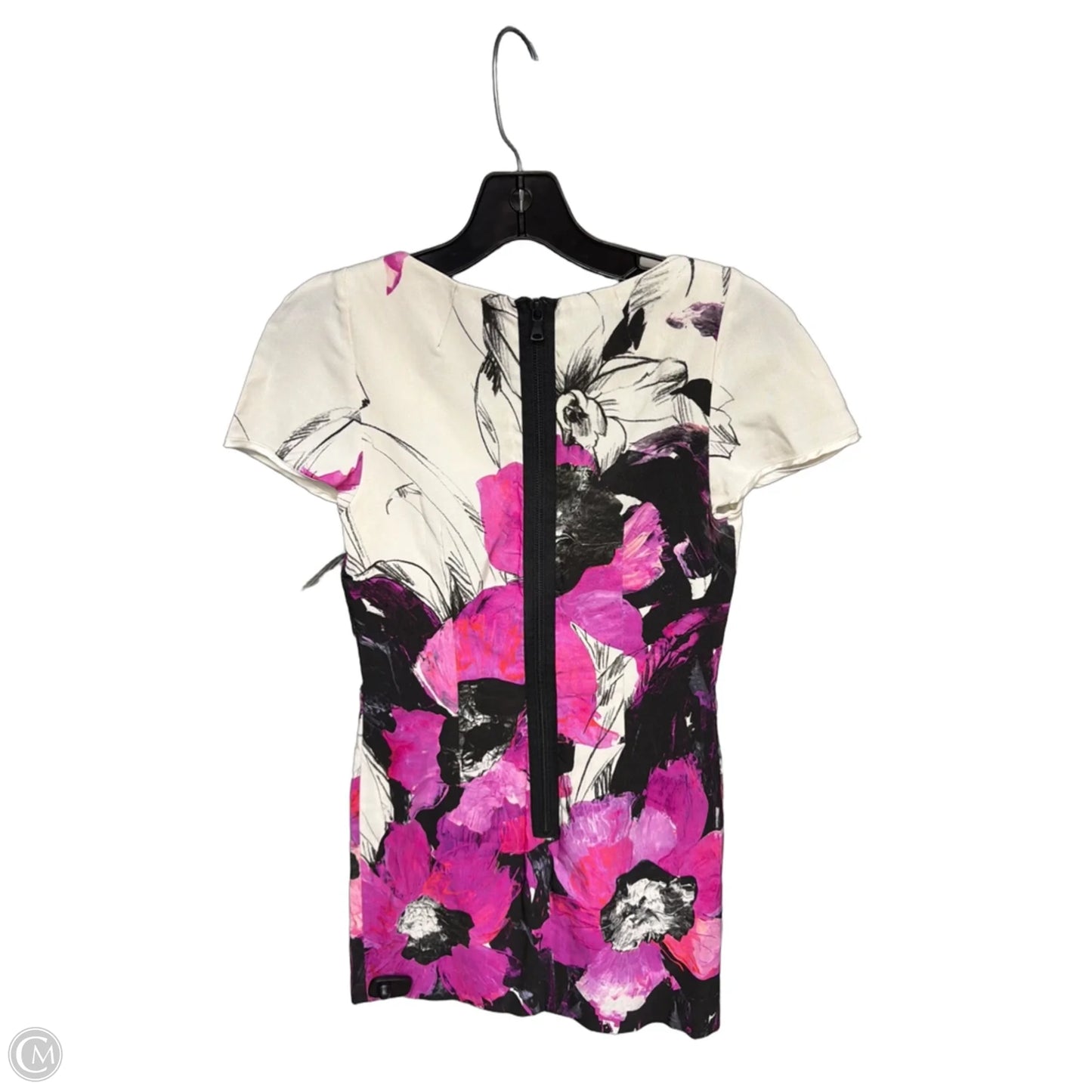 Dress Designer By Milly In Purple & White, Size: 4