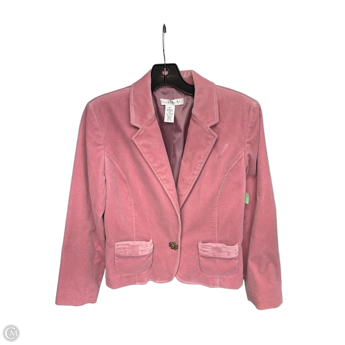 Blazer By Clothes Mentor In Pink, Size: 8
