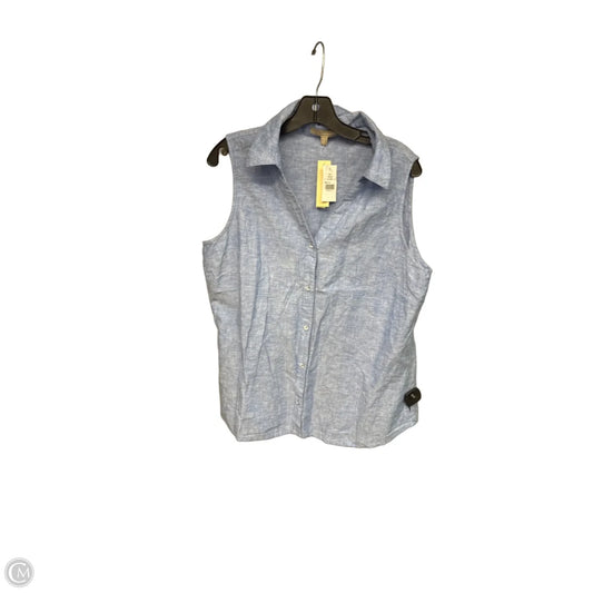 Top Sleeveless By Clothes Mentor In Blue, Size: Xl