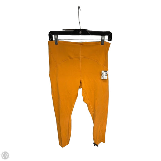 Athletic Leggings By Lululemon In Orange, Size: 10