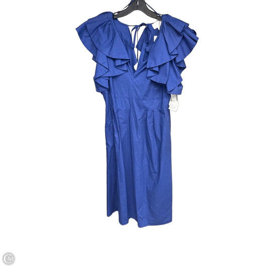 Dress Party Midi By Sugar Lips In Blue, Size: L